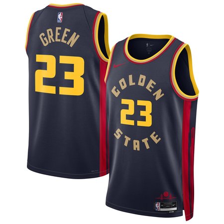 cc1ade0e59db808331af0d84871a72cb.jpeg Unisex Golden State Warriors #23 Draymond Green Navy 2024/25 Swingman City Edition Player Jersey