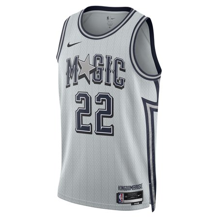 Unisex Orlando Magic #22 Franz Wagner Silver 2024/25 Swingman City Edition Player Jersey