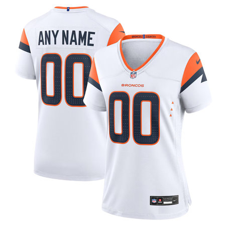 Women's Denver Broncos Nike White Mile High Collection Game Custom Jersey