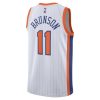 Unisex New York Knicks Jalen Brunson White 2024/25 Swingman Player Jersey - City Edition