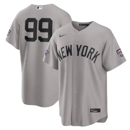 Men's New York Yankees #99 Aaron Judge Nike Gray 2026 All-Star Game Replica Jersey