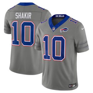 d70a37bb181d0a755934a0aea78cadf6.jpeg Men's Buffalo Bills #10 Khalil Shakir Nike Gray Nickel City Vapor F.U.S.E. Limited Jersey