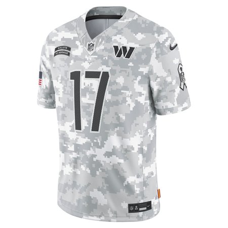 Men's Washington Commanders #17 Terry McLaurin Arctic Camo 2024 Salute to Service Limited Jersey