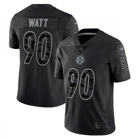 d81ad914fed3e62aa4e36c399f10e948.jpeg Men's Pittsburgh Steelers #90 T.J. Watt Reflective Limited Stitched Jersey