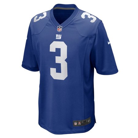 Men's New York Giants #3 Sterling Shepard Royal Game Player Jersey
