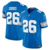 Men's Detroit Lions #26 Jahmyr Gibbs Blue Vapor F.U.S.E. Limited Jersey