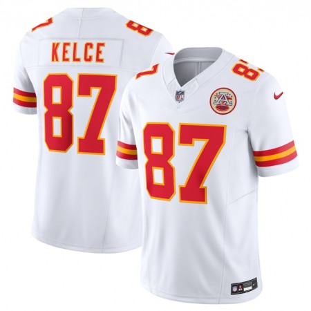 dada67226777e992106275487c39cb60.jpeg Men's Kansas City Chiefs #87 Travis Kelce White 2023 F.U.S.E. Vapor Untouchable Limited Stitched Jersey