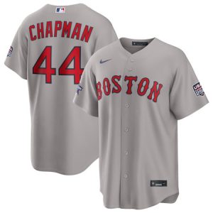 Youth Boston Red Sox #44 Aroldis Chapman Nike Gray 2026 All-Star Game Replica Jersey