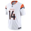Men's Denver Broncos #14 Courtland Sutton White Mile High Collection Vapor F.U.S.E. Limited Jersey