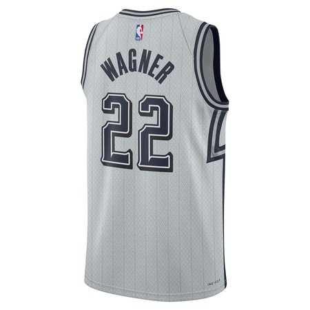 Unisex Orlando Magic #22 Franz Wagner Silver 2024/25 Swingman City Edition Player Jersey