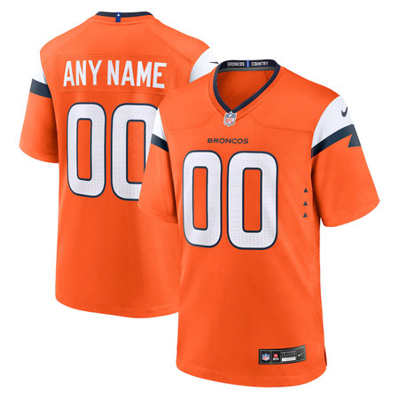 Men's Denver Broncos Nike Orange Mile High Collection Game Custom Jersey