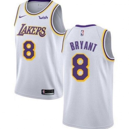 e2f7692d206622f30c8af21e81e090aa.jpeg Men's Los Angeles Lakers #8 Kobe Bryant White Stitched NBA Jersey