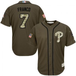 Phillies #25 Jim Thome Green Cool Base Stitched MLB Jersey O3JN