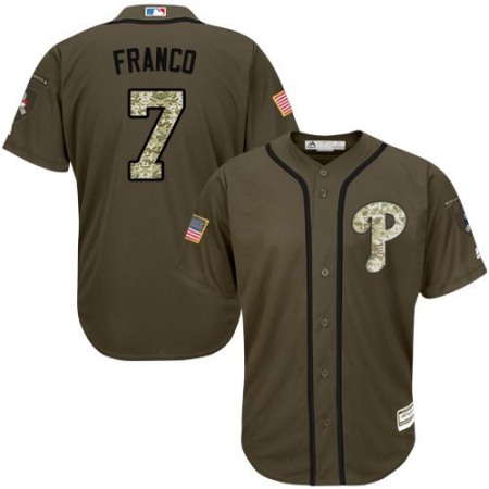 Phillies #25 Jim Thome Green Cool Base Stitched MLB Jersey O3JN