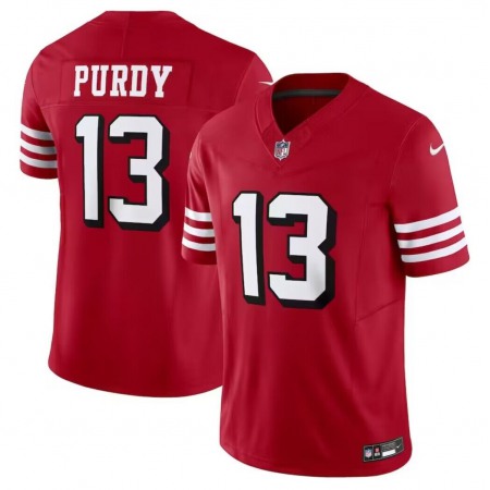 e97283c6c57de0719d6ae1964ea020aa.jpeg Men's San Francisco 49ers #13 Brock Purdy 2023 F.U.S.E. New Red Vapor Untouchable Limited Stitched Football Jersey