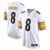 e9a6fcf04641d7ad2d4612f52e215188.webp Men's Pittsburgh Steelers #8 Aaron Rodgers White Game Jersey