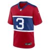 Men's New York Giants #3 Deonte Banks Century Red Alternate Player Game Jersey