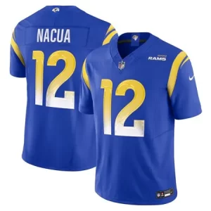 Men's Los Angeles Rams #12 Puka Nacua  Royal Vapor F.U.S.E. Limited Player Jersey