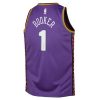 Youth Phoenix Suns #1 Devin Booker Purple 2024/25 Swingman City Edition Player Jersey