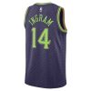 Unisex New Orleans Pelicans #14 Brandon Ingram Purple 2024/25 Swingman City Edition Player Jersey