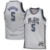 Youth Orlando Magic #5 Paolo Banchero Silver 2024/25 Swingman City Edition Player Jersey
