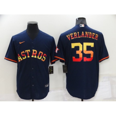 f0a14774714008ffcae92571b116f490.jpeg Men's Houston Astros #35 Justin Verlander 2022 Navy Cool Base Stitched Jersey IOBT