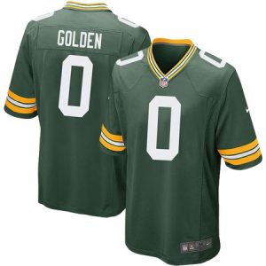 Men's Green Bay Packers #0 Matthew Golden Green Game Player Jersey