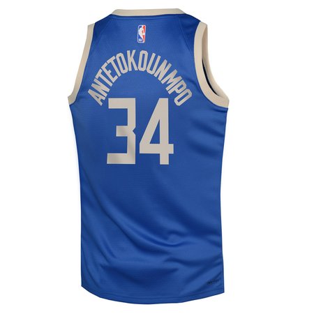 f5ddfdd04b4343513944eb8071fbaa78.jpeg Youth Milwaukee Bucks Giannis Antetokounmpo Royal 2024/25 Swingman Player Jersey - City Edition