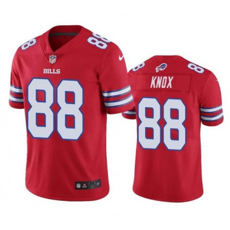 f772b86d1d2fb8f5216bb50e52e84e78.jpeg Men's Buffalo Bills #88 Dawson Knox Red Vapor Untouchable Limited Stitched Jersey