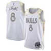 f7afebf8f744479bccba8c42ce224b72.webp Unisex Chicago Bulls #8 Zach LaVine White 2024/25 Swingman City Edition Player Jersey