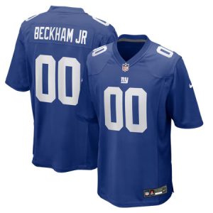 Youth New York Giants #3 Odell Beckham Jr. Nike Royal Team Game Jersey