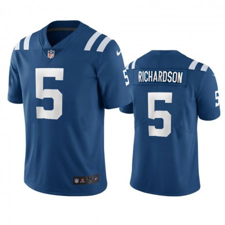 fe90f4d7d004e4202e5d703b66742389.jpeg Men's Indianapolis Colts #5 Anthony Richardson Blue 2023 Draft Vapor Untouchable Stitched Football Jersey