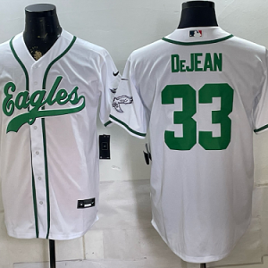 Men's Philadelphia Eagles #33 Cooper DeJean Nike White 2026-27 City Connect Stadium Jersey PHI-CD01