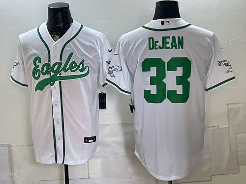 yp252437895-012 Men's Philadelphia Eagles #33 Cooper DeJean Nike White 2026-27 City Connect Stadium Jersey PHI-CD01