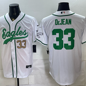 Men's Philadelphia Eagles #33 Cooper DeJean Nike White 2026-27 City Connect Stadium Jersey PHI-CD02