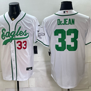 Men's Philadelphia Eagles #33 Cooper DeJean Nike White 2026-27 City Connect Stadium Jersey PHI-CD03