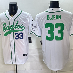 Men's Philadelphia Eagles #33 Cooper DeJean Nike White 2026-27 City Connect Stadium Jersey PHI-CD04