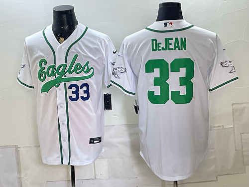 yp252437895-015 Men's Philadelphia Eagles #33 Cooper DeJean Nike White 2026-27 City Connect Stadium Jersey PHI-CD04