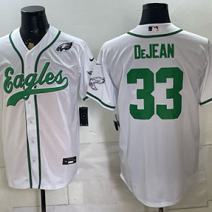 Men's Philadelphia Eagles #33 Cooper DeJean Nike White 2026-27 City Connect Stadium Jersey PHI-CD05
