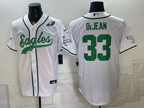 yp252437895-016 Men's Philadelphia Eagles #33 Cooper DeJean Nike White 2026-27 City Connect Stadium Jersey PHI-CD05