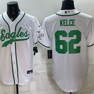 Men's Philadelphia Eagles #62 Jason Kelce Nike White 2026-27 City Connect Stadium Jersey PHI-JK01