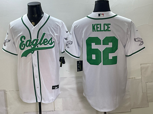 yp252437895-024 Men's Philadelphia Eagles #62 Jason Kelce Nike White 2026-27 City Connect Stadium Jersey PHI-JK01