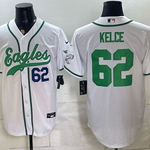Men's Philadelphia Eagles #62 Jason Kelce Nike White 2026-27 City Connect Stadium Jersey PHI-JK02
