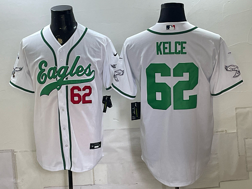 yp252437895-026 Men's Philadelphia Eagles #62 Jason Kelce Nike White 2026-27 City Connect Stadium Jersey PHI-JK03