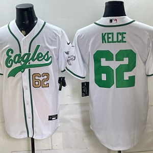 Men's Philadelphia Eagles #62 Jason Kelce Nike White 2026-27 City Connect Stadium Jersey PHI-JK04