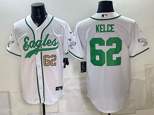 yp252437895-027 Men's Philadelphia Eagles #62 Jason Kelce Nike White 2026-27 City Connect Stadium Jersey PHI-JK04