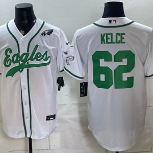 Men's Philadelphia Eagles #62 Jason Kelce Nike White 2026-27 City Connect Stadium Jersey PHI-JK05