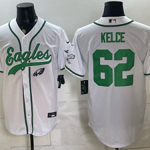 Men's Philadelphia Eagles #62 Jason Kelce Nike White 2026-27 City Connect Stadium Jersey PHI-JK06
