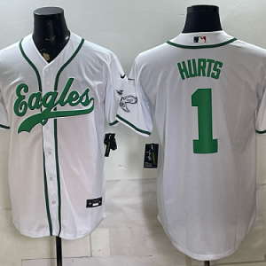 Men's Philadelphia Eagles #1 Jalen Hurts Nike White 2026-27 City Connect Stadium Jersey PHI-JH01