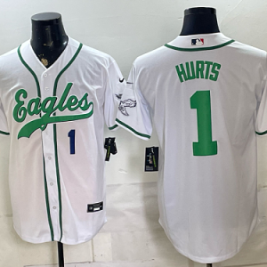 Men's Philadelphia Eagles #1 Jalen Hurts Nike White 2026-27 City Connect Stadium Jersey PHI-JH02